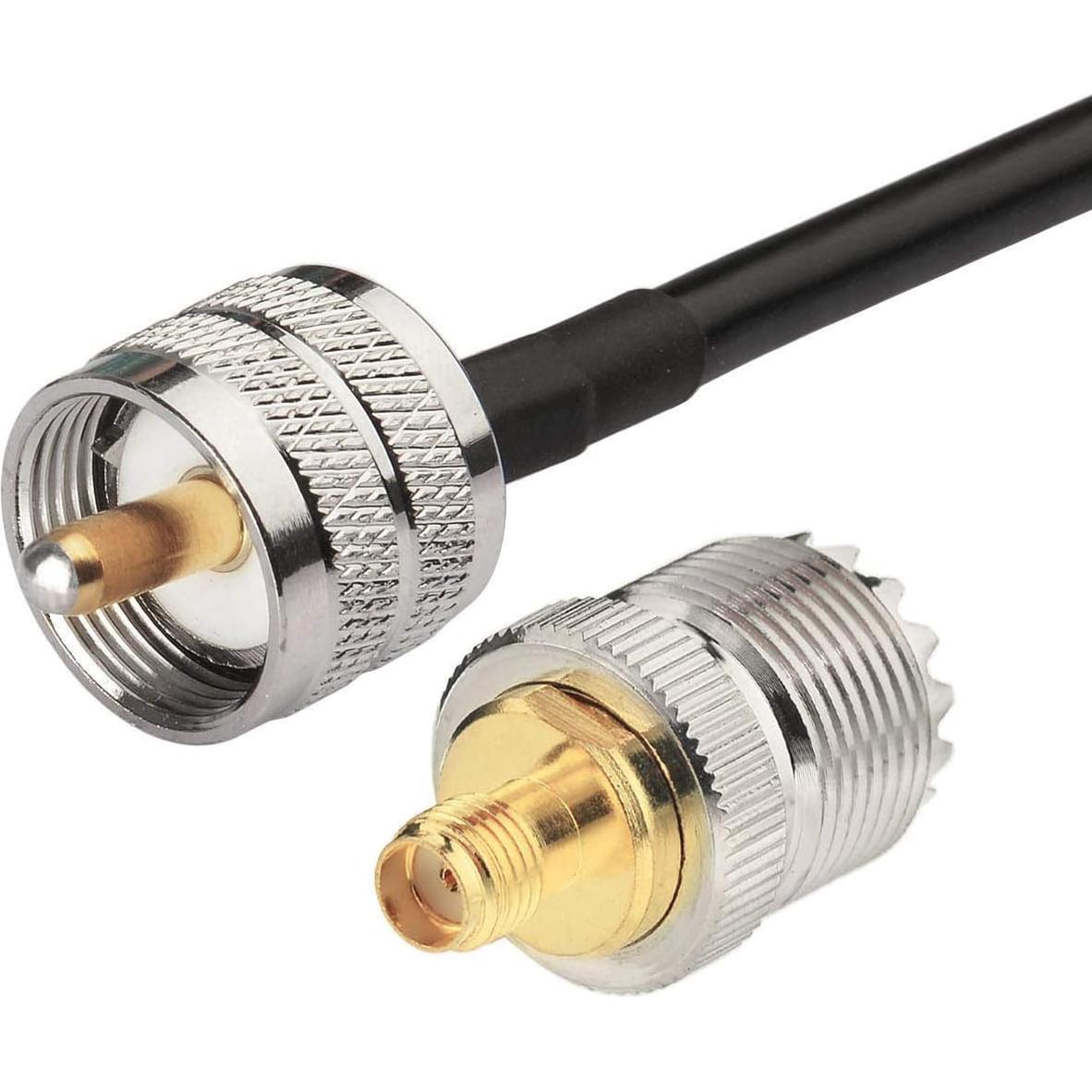 Bingfu Mobile Ham Radio Antenna Dual Band VHF UHF 136-174MHz 400-520MHz Magnetic Base PL259 Male Antenna for BTECH ICOM Midland Yaesu TYT AnyTone Amateur Mobile Ham Radio