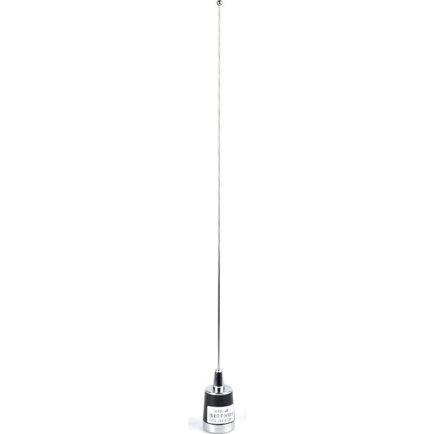 Antena HYS UHF VHF 53.34cm con Soporte NMO y Cable 4m