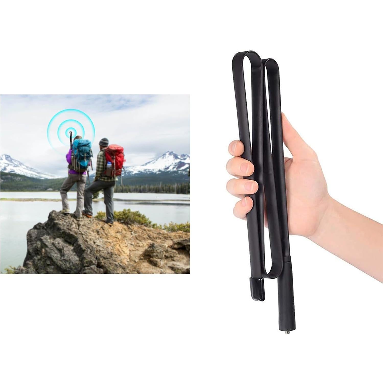 Antena Táctica Bingfu 108 cm VHF UHF 136-520MHz SMA Femenina