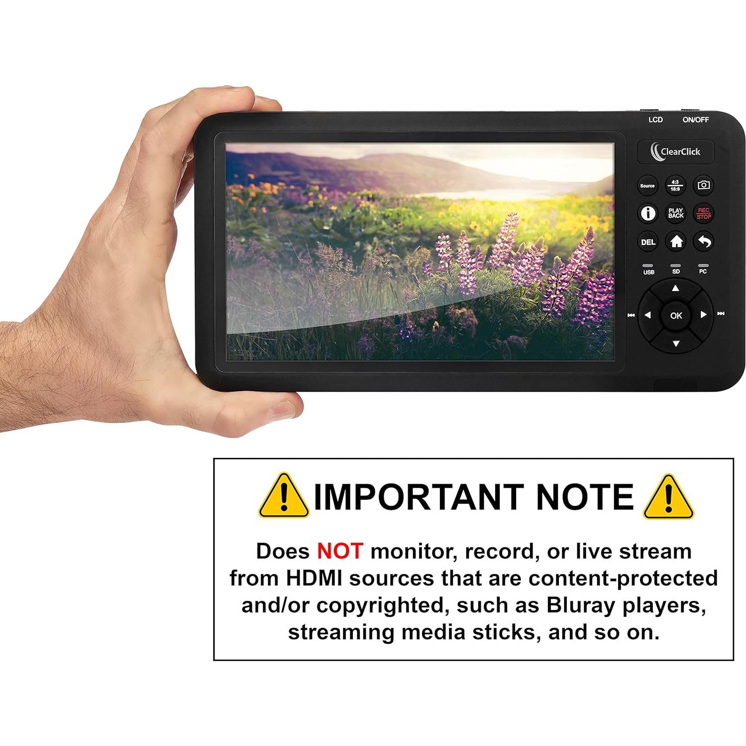 ClearClick Captura Video HD 2.0 1080P desde HDMI y RCA