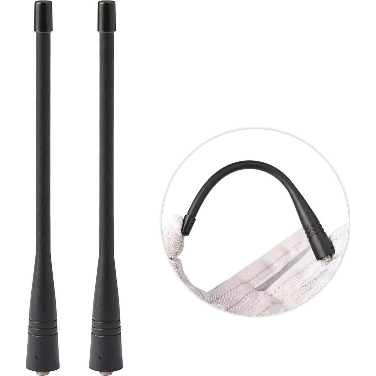 Antena UHF 400-470MHz Bingfu SMA Femenina - Paquete de 2