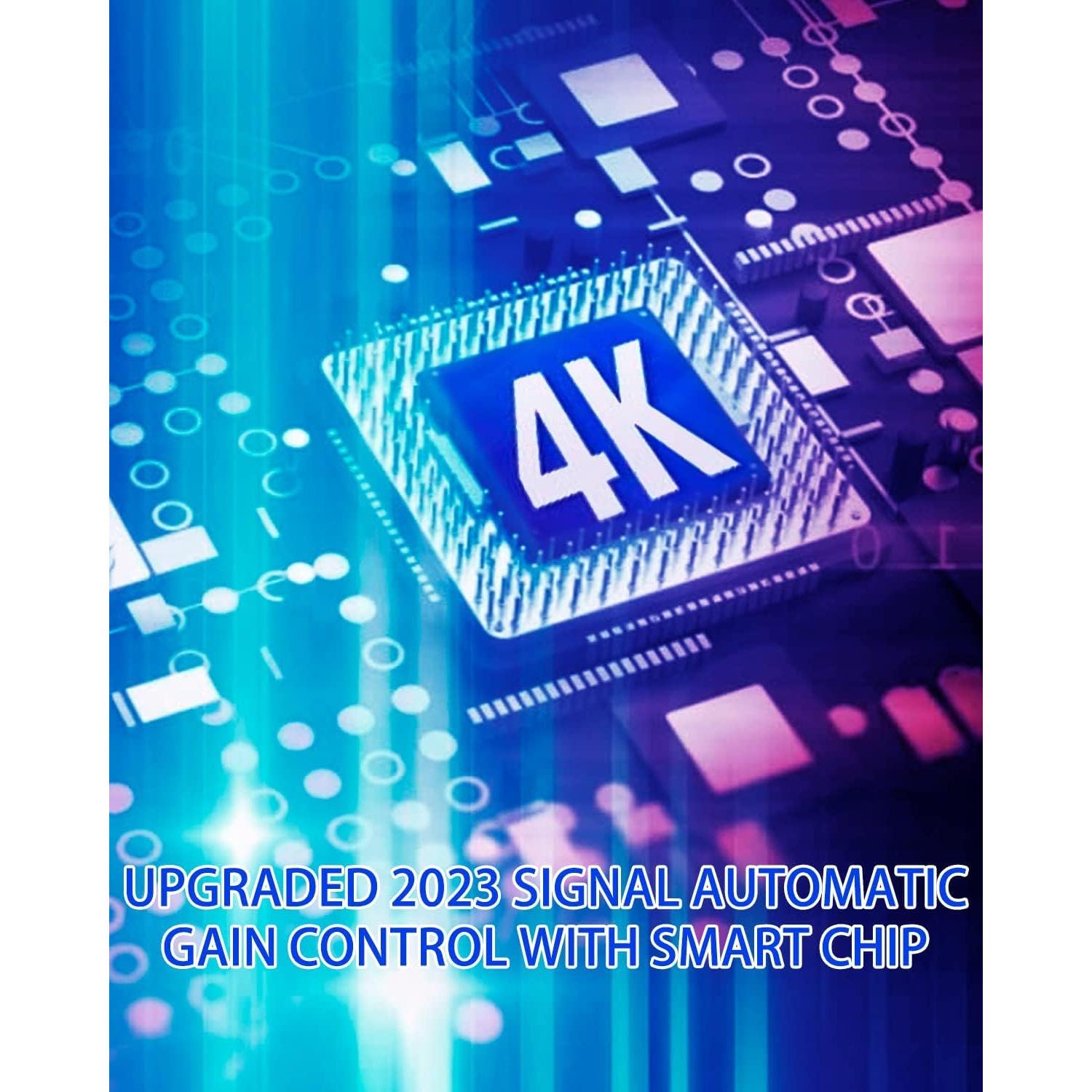 Antena de TV Digital Amplificada Yeceny 150 Millas 4K Rotativa