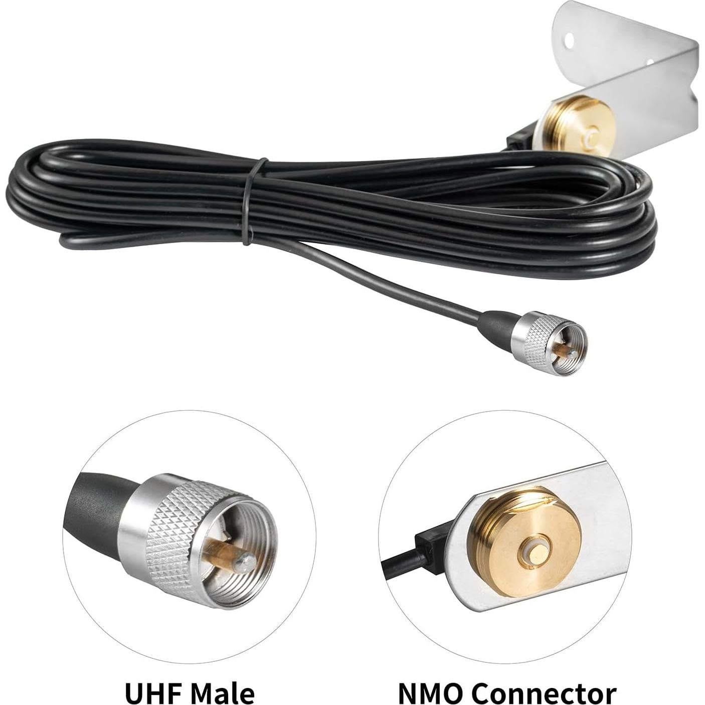 Antena Doble Banda UHF VHF Eifagur 2m 70cm 144/430MHz