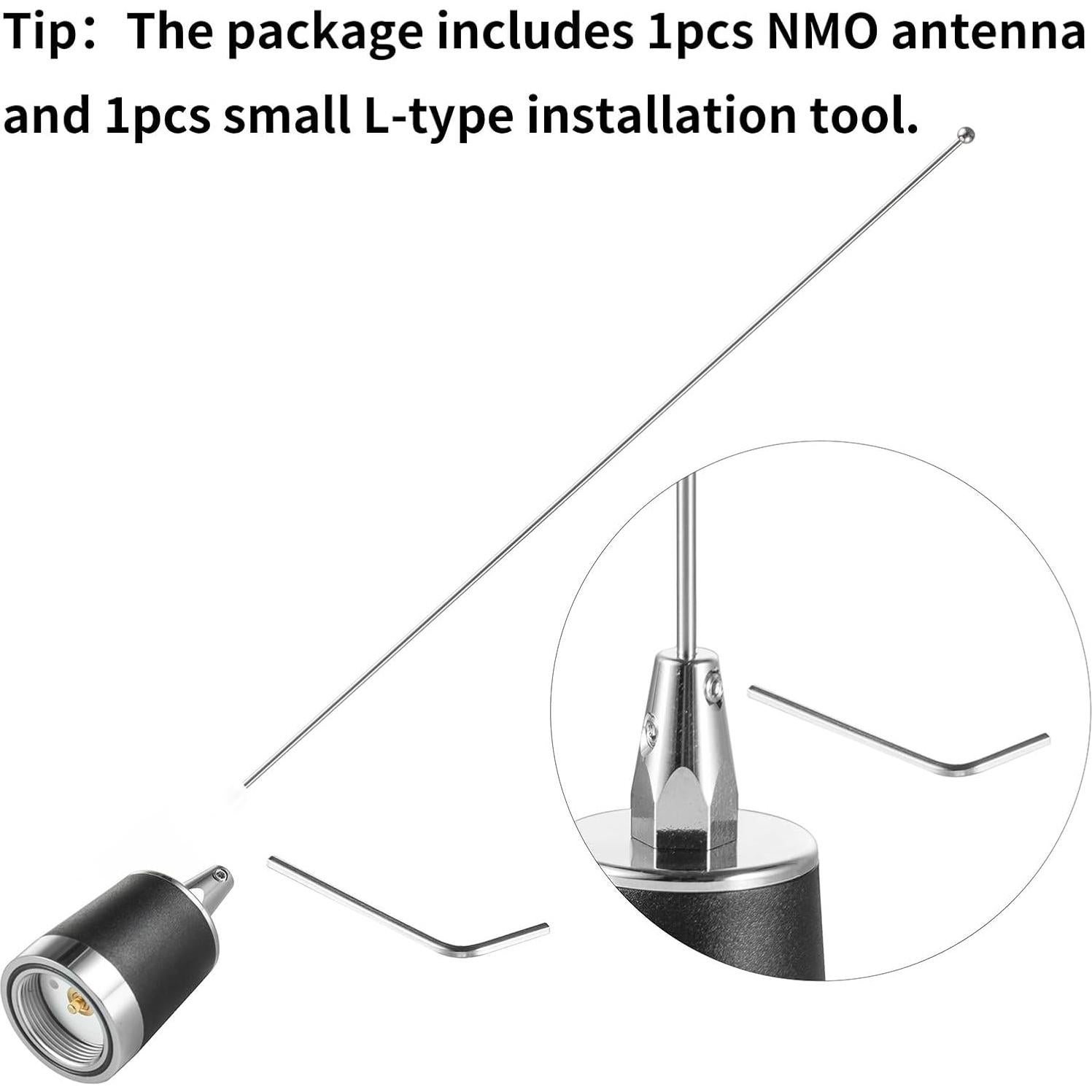 Antena Doble Banda UHF VHF Eifagur 2m 70cm 144/430MHz