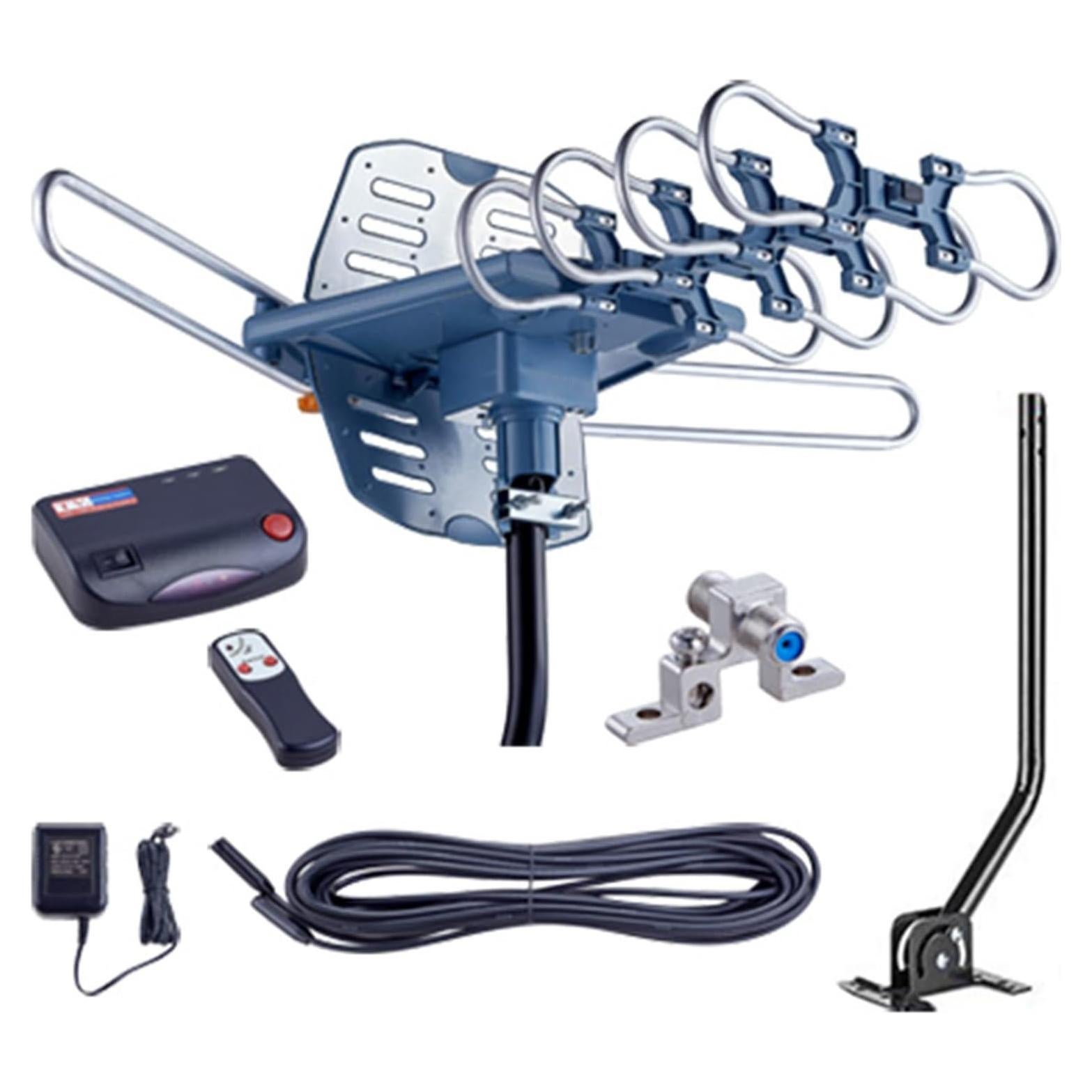 Antena de TV Exterior Amplificada Genérico BG2608 4K 1080P