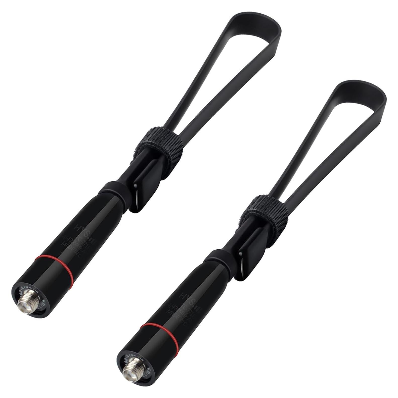 Antena Plegable HYS SMA Femenina 39.6 cm VHF/UHF 2 Paquete