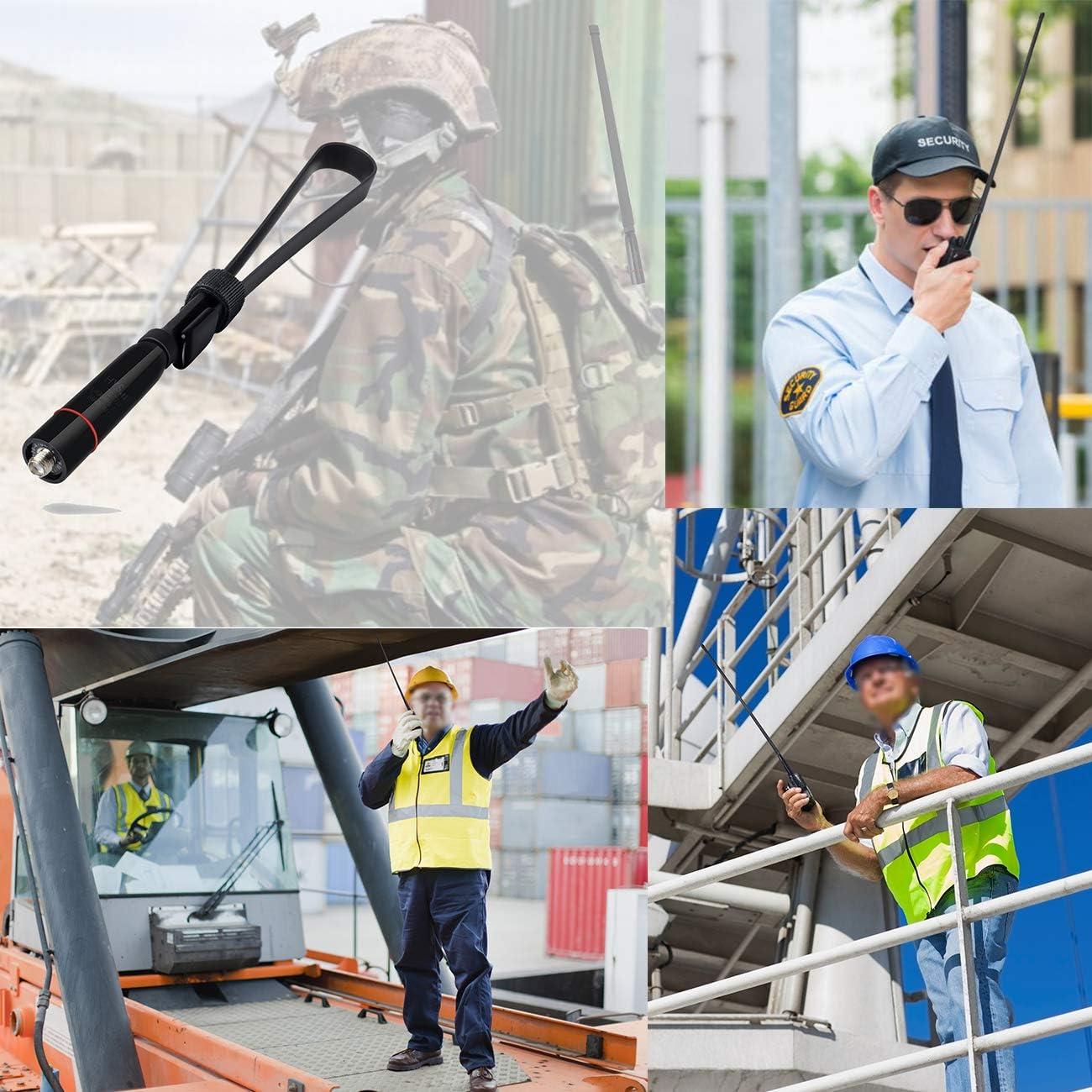 Antena Plegable HYS SMA Femenina 39.6 cm VHF/UHF 2 Paquete