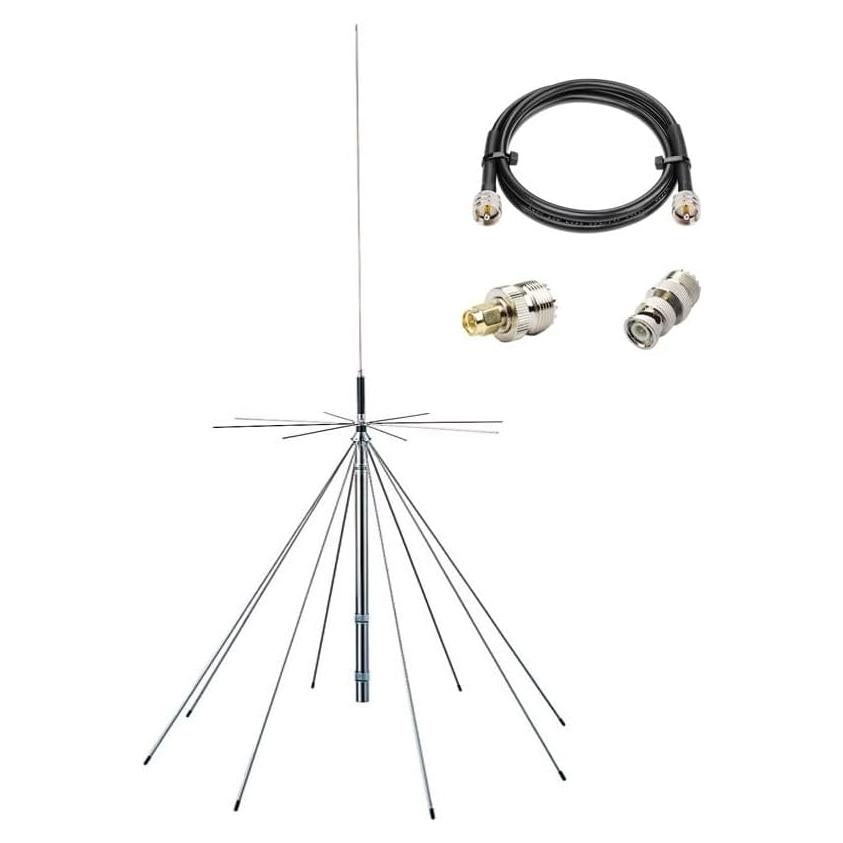 Antena Discone SIGNALPLUS 25-1300 MHz con Cable 10m PL-259