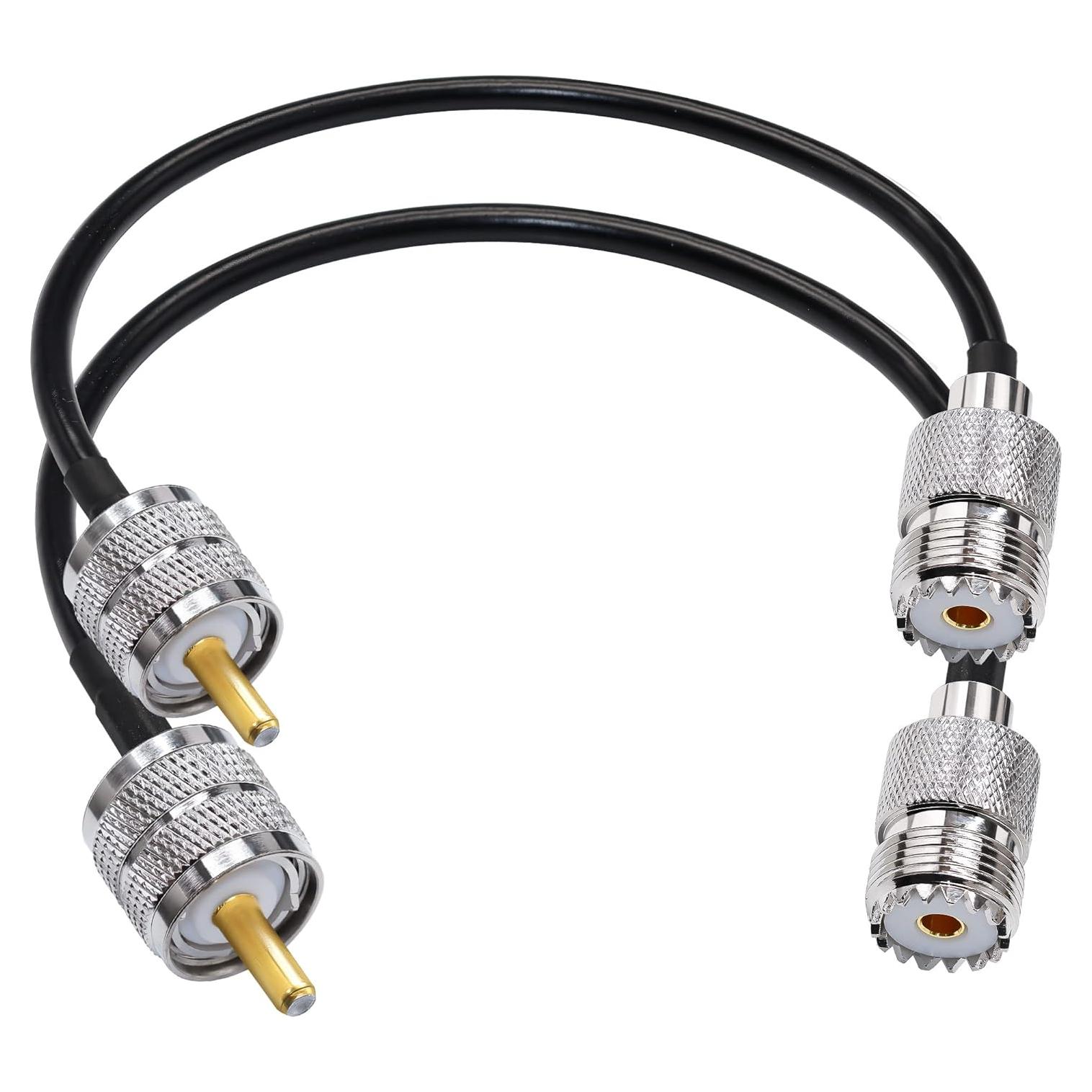 Cable Coaxial UHF RG58 Tuolnk 50cm Macho a Hembra 2PCS