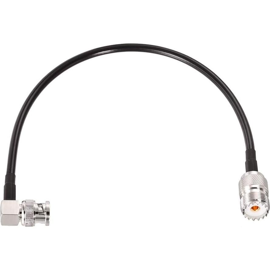 Cable Coaxial RG58 Superbat BNC Macho a SO239 30 cm - 2 Pcs