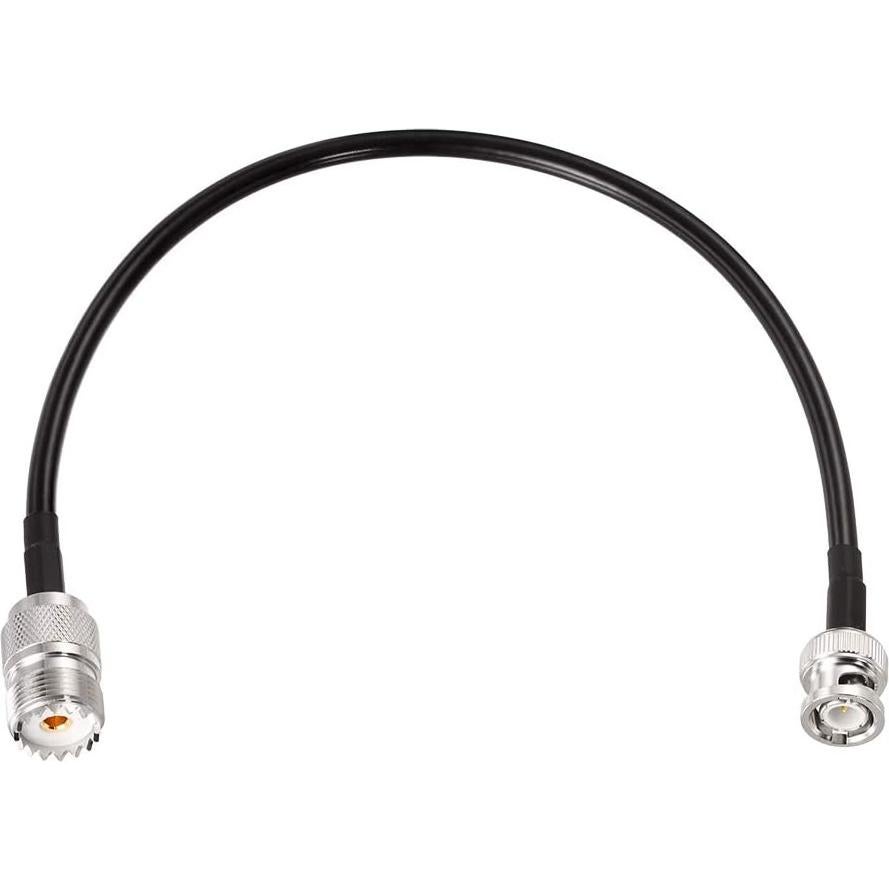 Cable Coaxial RG58 Superbat BNC Macho a SO239 30 cm - 2 Pcs