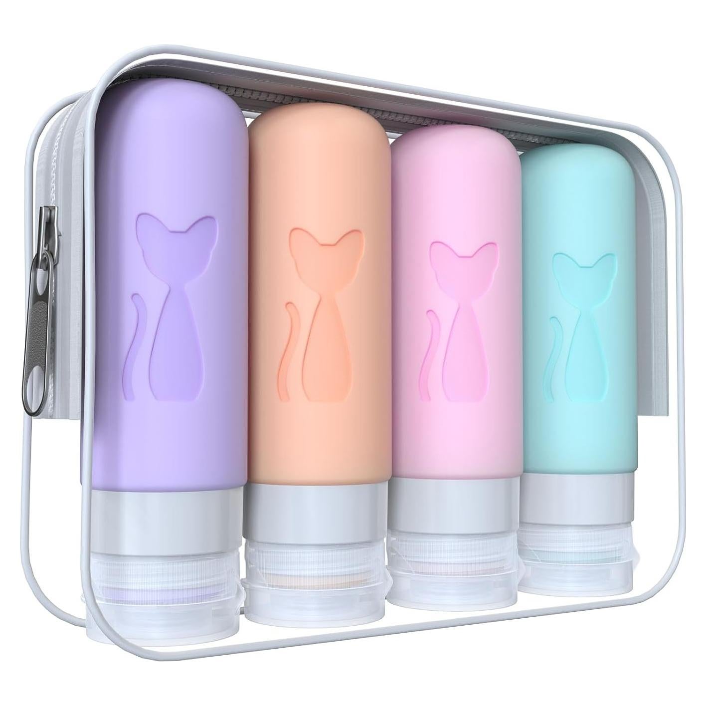 Botellas de viaje a prueba de fugas Zafit 88.72 ml 4 unidades