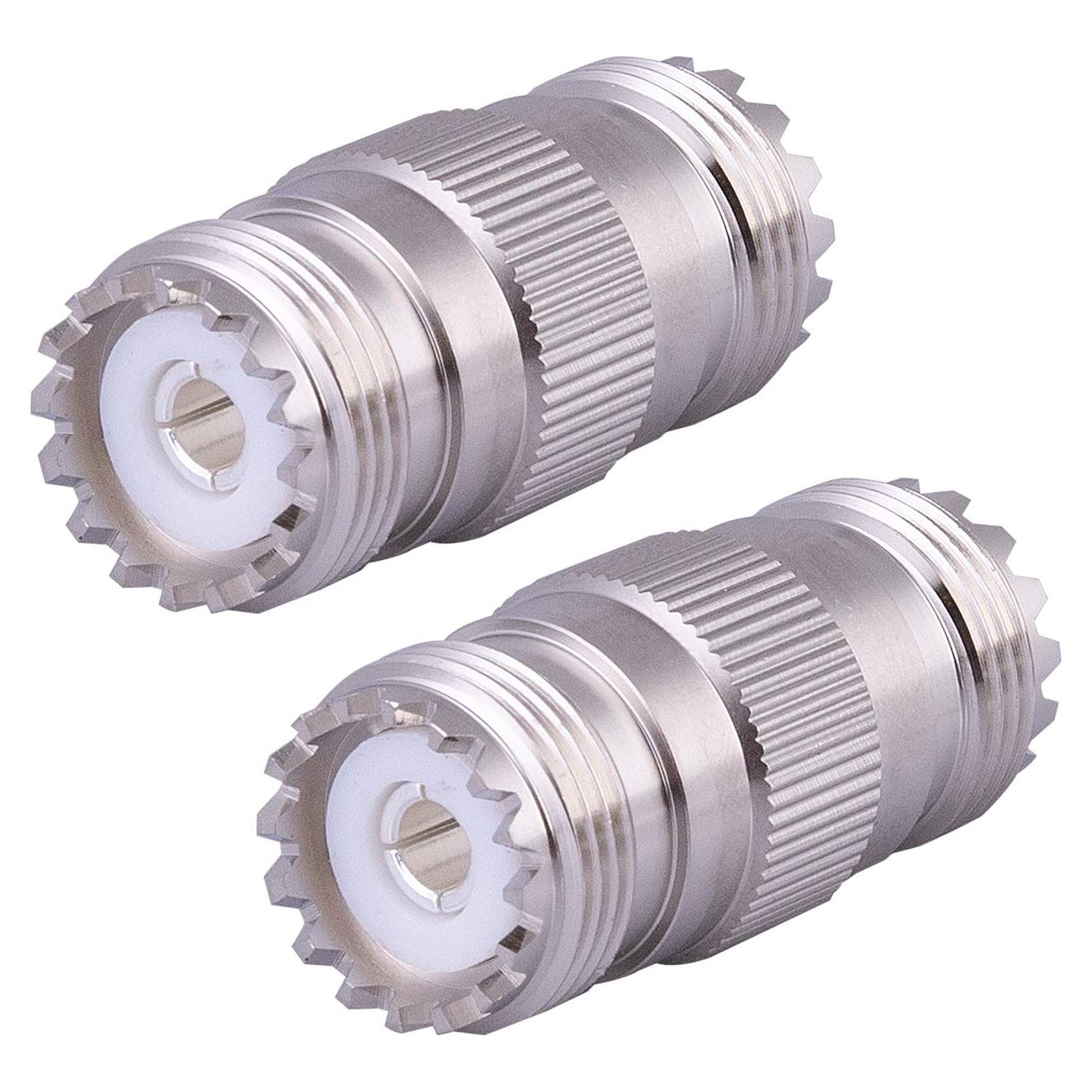 Adaptador Conector UHF Hembra PL-259 a SO239 XRDS-RF Paquete 2