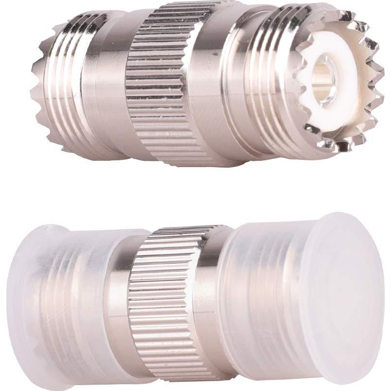 Adaptador Conector UHF Hembra PL-259 a SO239 XRDS-RF Paquete 2