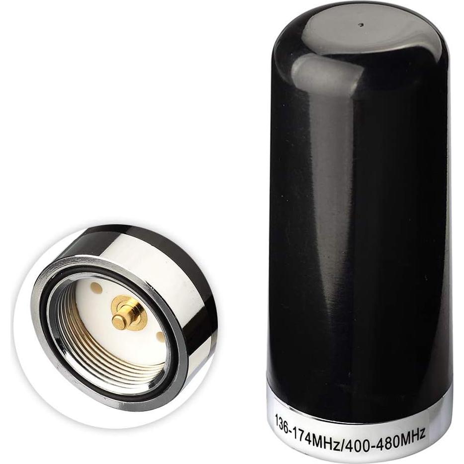 Antena de Radio Móvil Bingfu Doble Banda VHF UHF 9cm