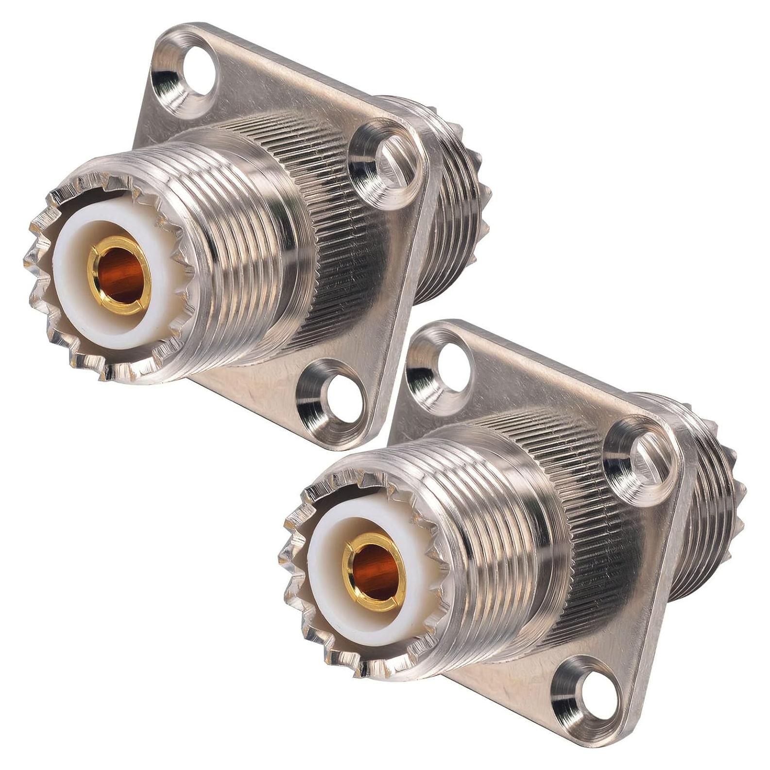 Conector UHF Femenino SO239 Onelinkmore para Antena Coaxial - 2 Unidades