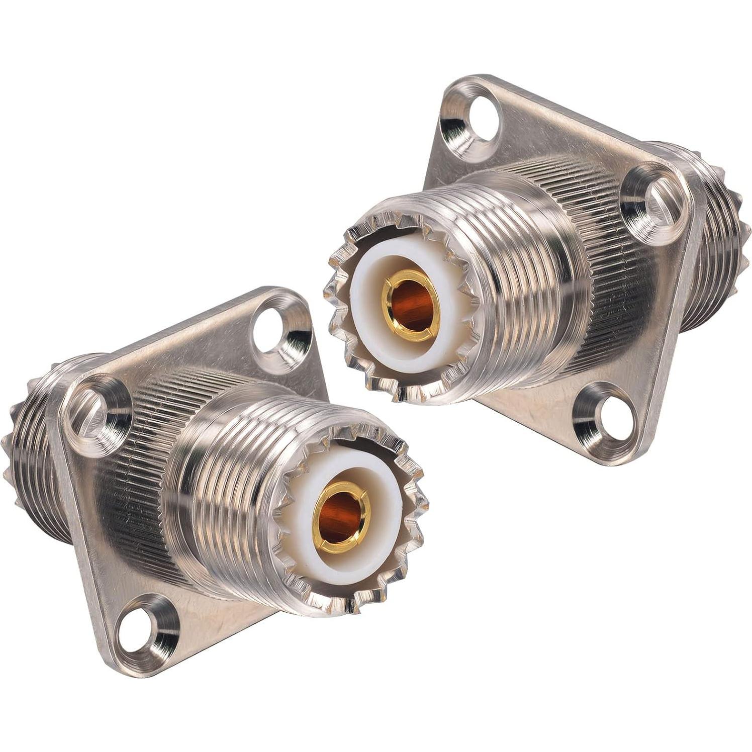 Conector UHF Femenino SO239 Onelinkmore para Antena Coaxial - 2 Unidades