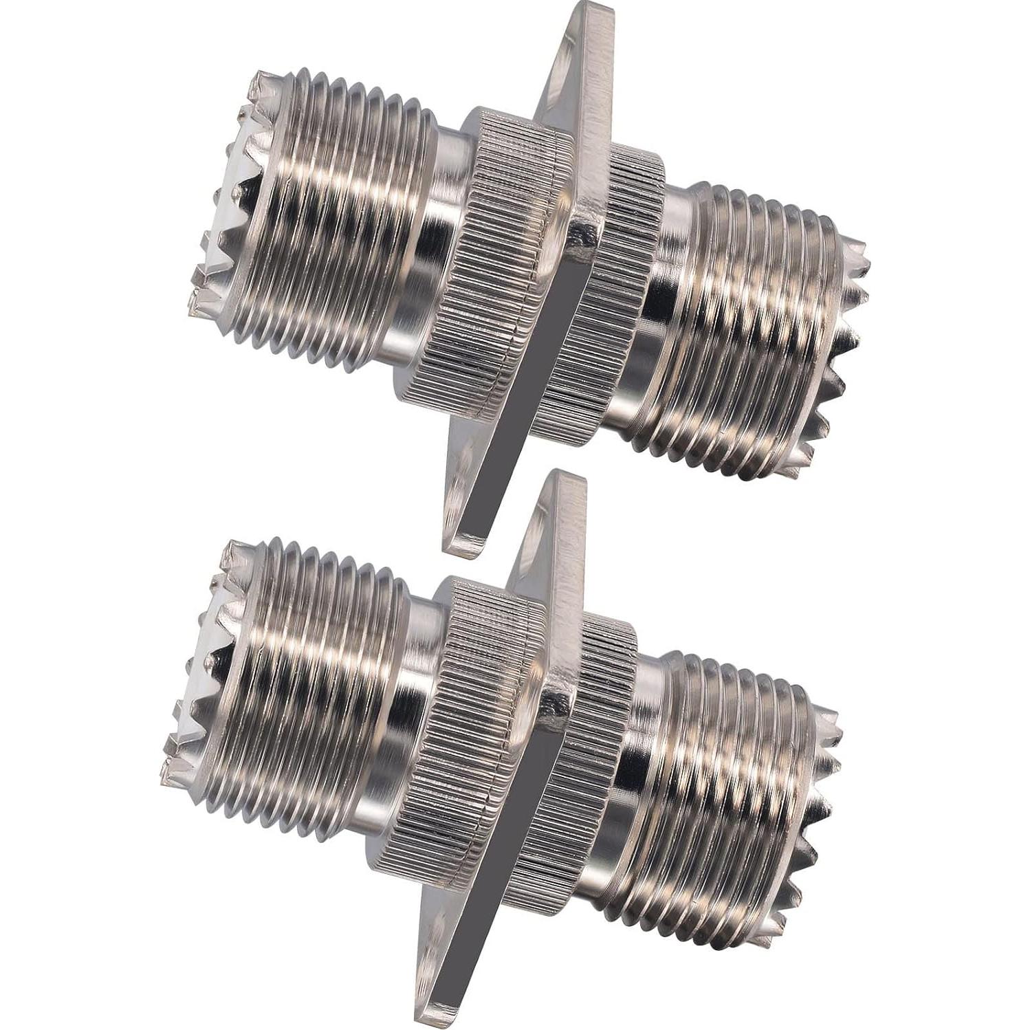 Conector UHF Femenino SO239 Onelinkmore para Antena Coaxial - 2 Unidades