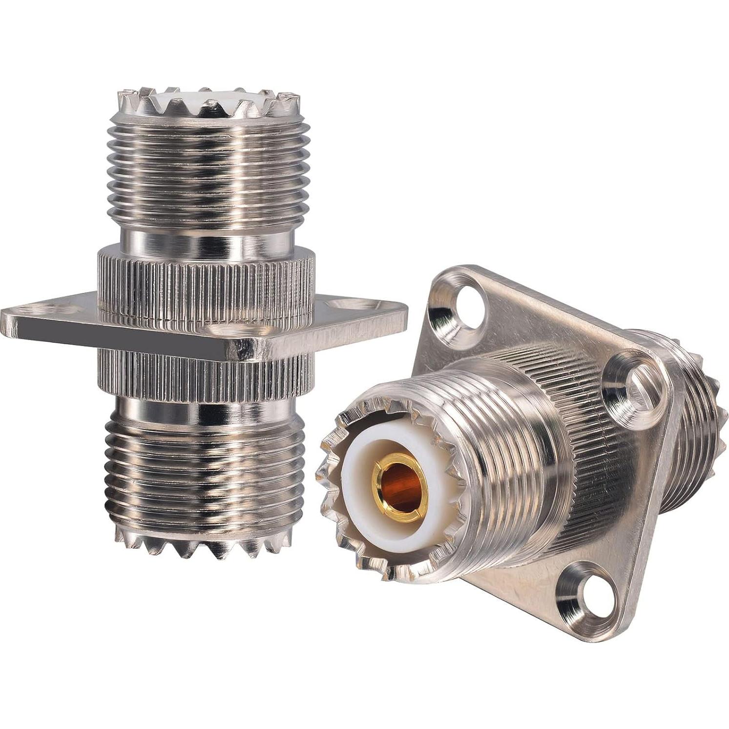 Conector UHF Femenino SO239 Onelinkmore para Antena Coaxial - 2 Unidades