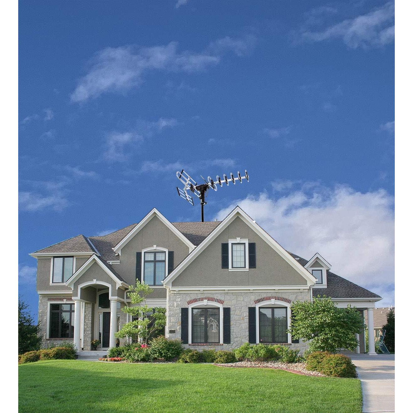 Antena HDTV Amplificada Exterior Five Star 200 Millas 4K 1080P