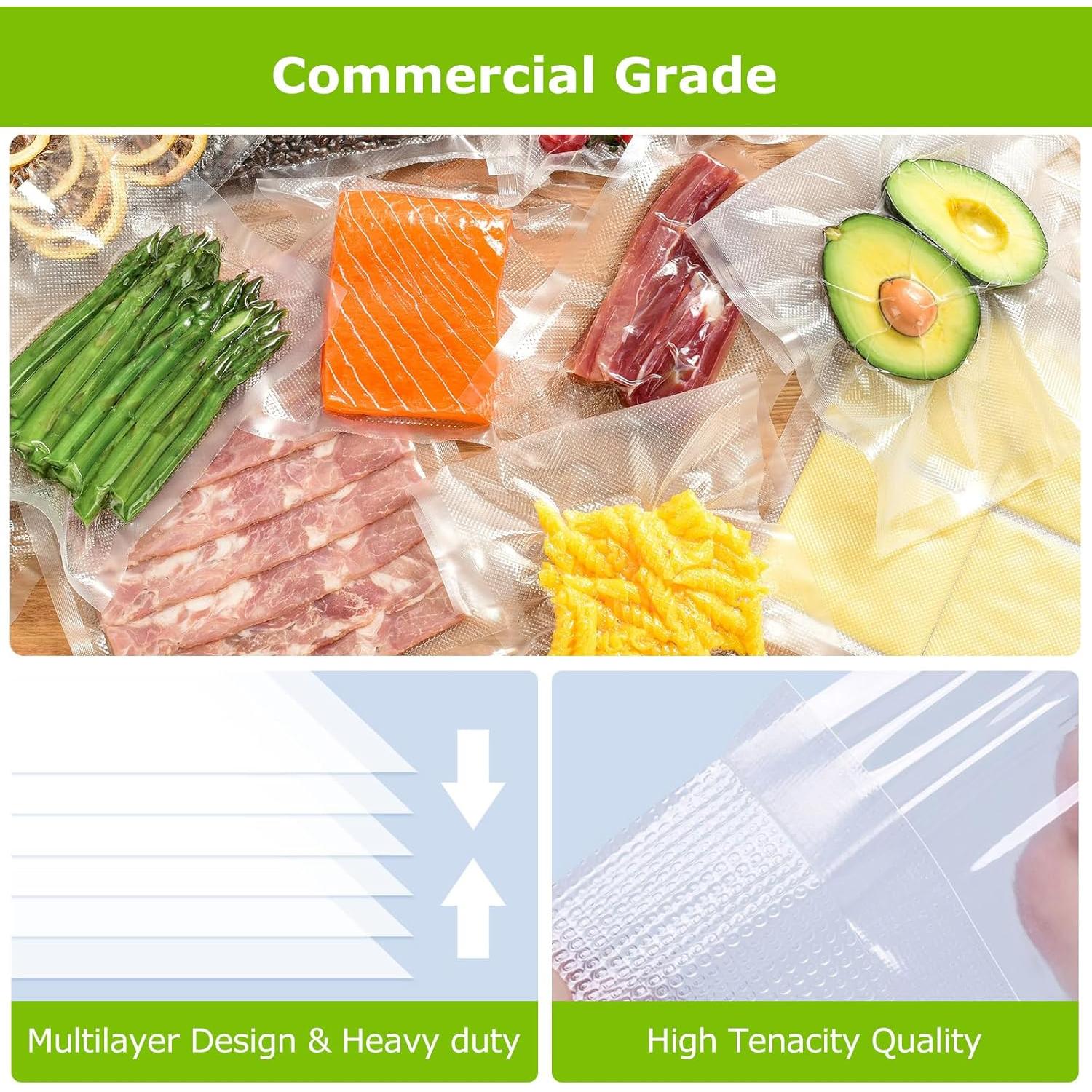 Bolsas de Sellado al Vacío Bonsenkitchen 2 Rollos 28x15m