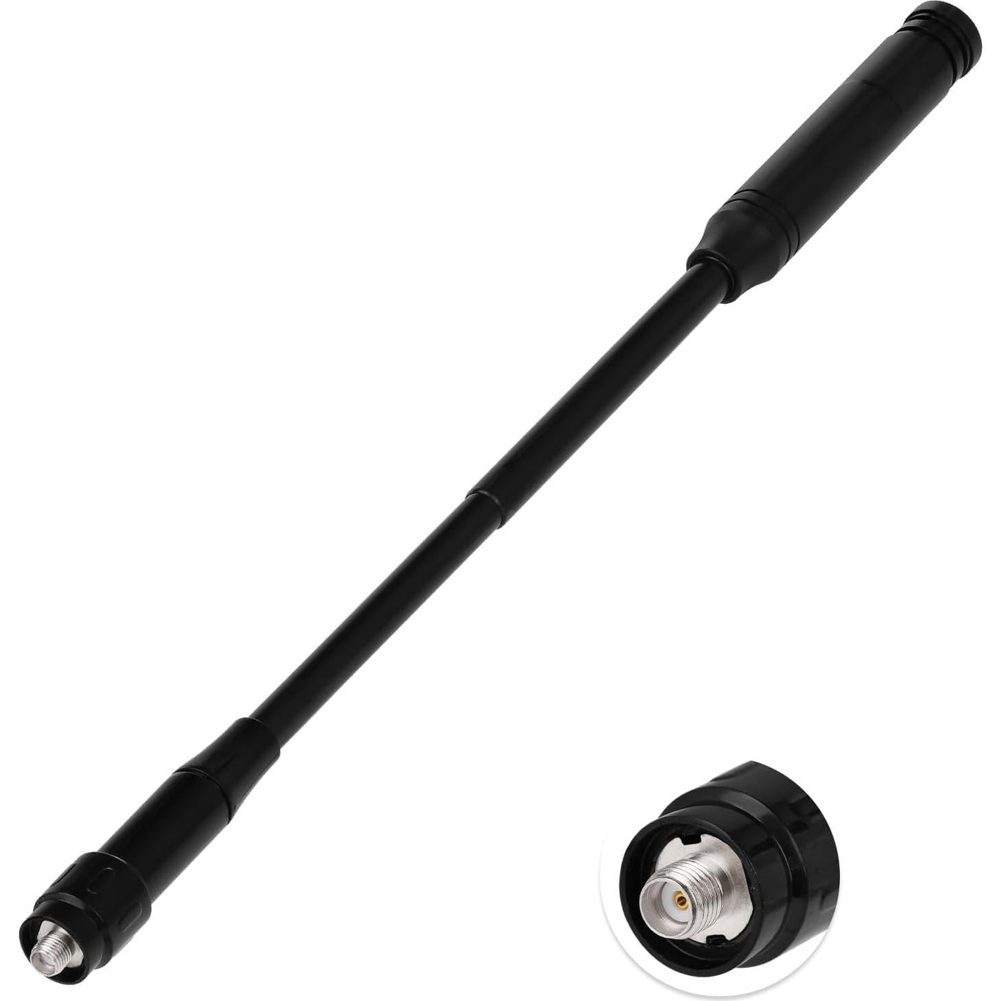 Antena Telescópica VHF/UHF Eightwood 136-470MHz SMA Femenino