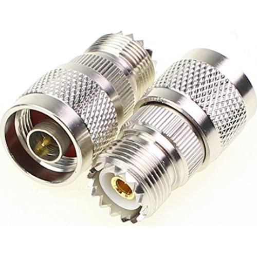 Adaptador Coaxial N Macho a UHF Hembra 3 Pcs Exgoofit