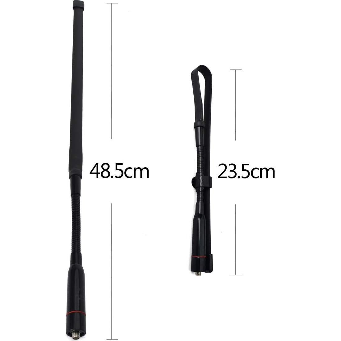 Antena Plegable HYS Tactical SMA-Femenino 144/430MHz 47.4cm