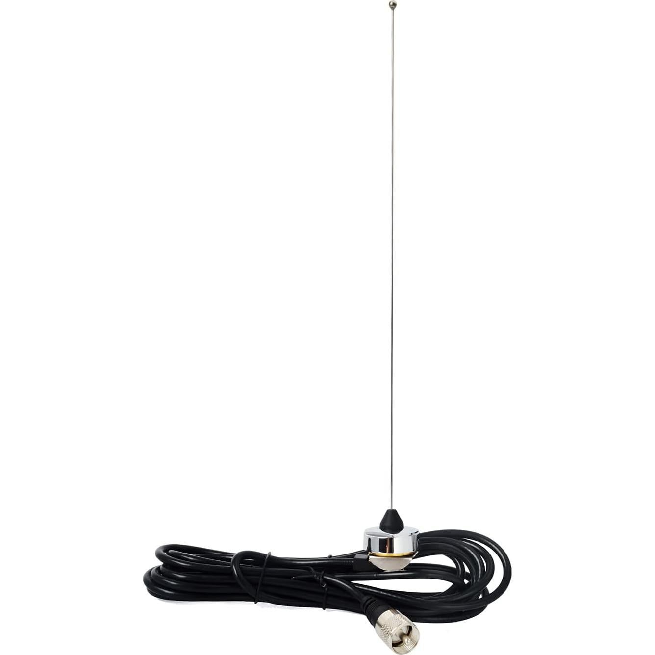 Antena Móvil VHF HYS TCJ-N1 136-174 MHz con Cable RG58 4m