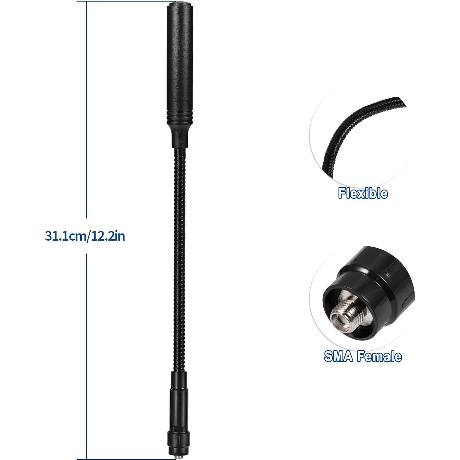 Antena de Radioaficionado Bingfu VHF UHF 136-520MHz 3.5dBi