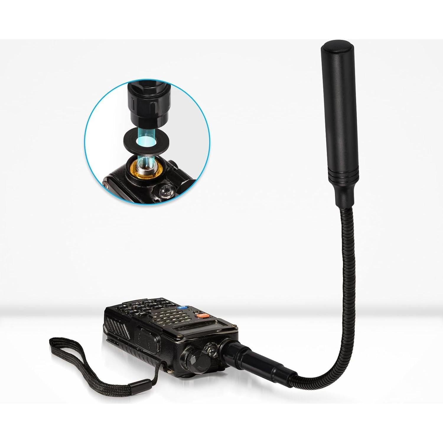 Antena de Radioaficionado Bingfu VHF UHF 136-520MHz 3.5dBi