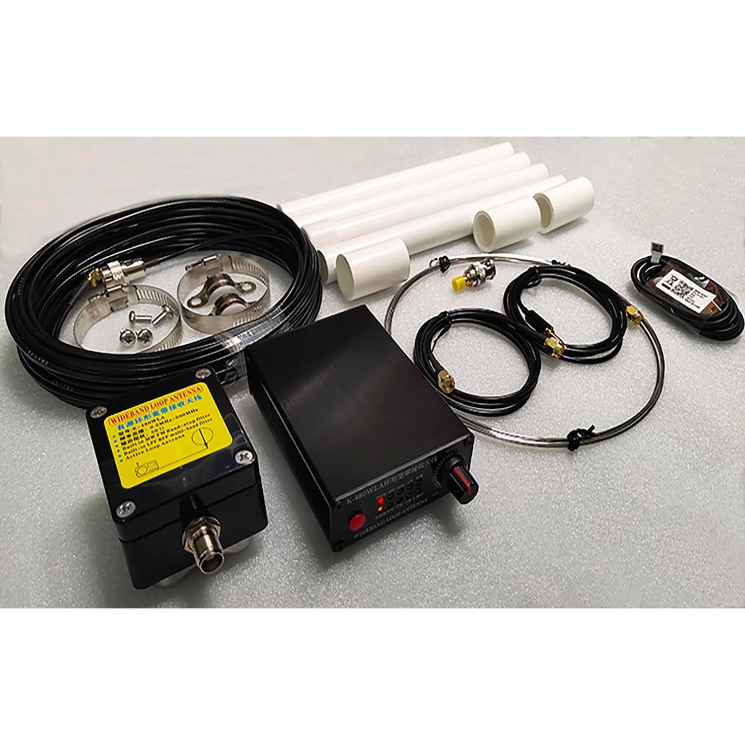 Antena de Bucle Activo GOOZEEZOO K-480WLA 0.5-500MHz 30dBi