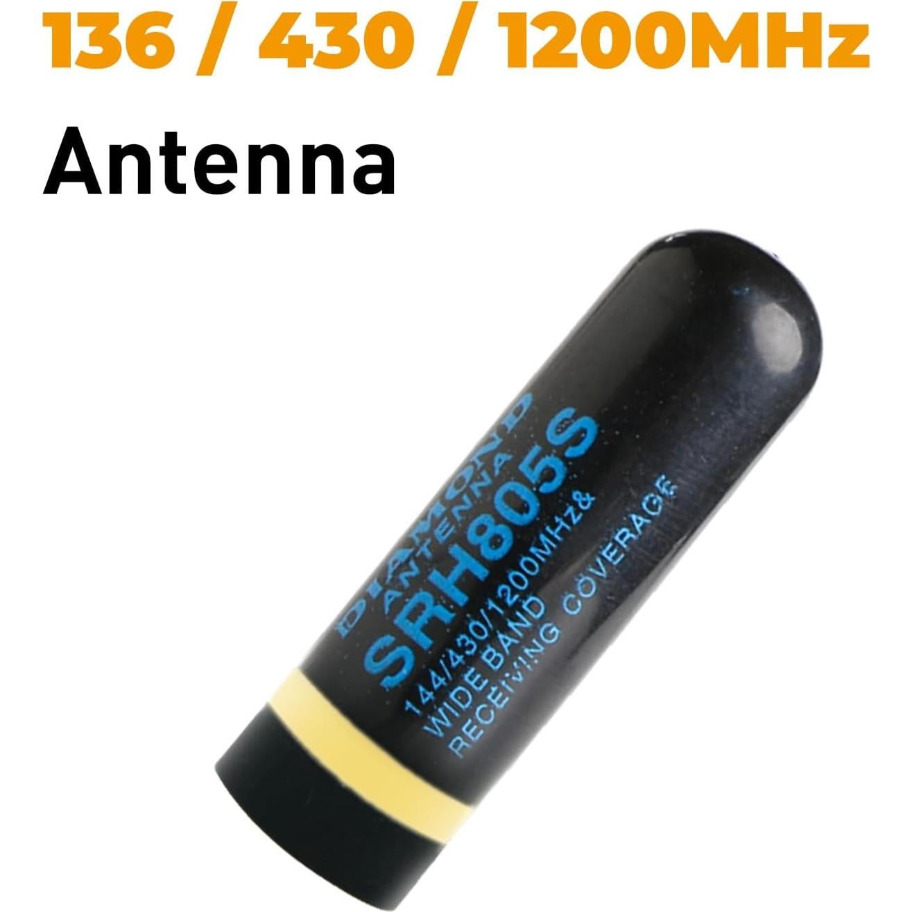 Antena de Reemplazo VHF/UHF Canneng SMA-Masculino 5cm (2 Piezas)
