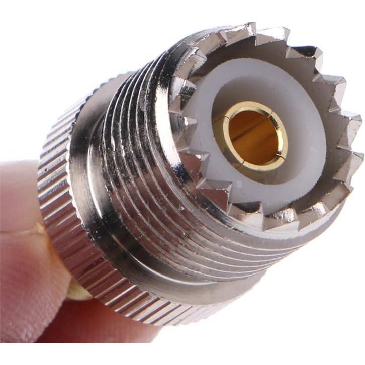 Adaptador UHF hembra a SMA macho TengKo - 2 paquetes