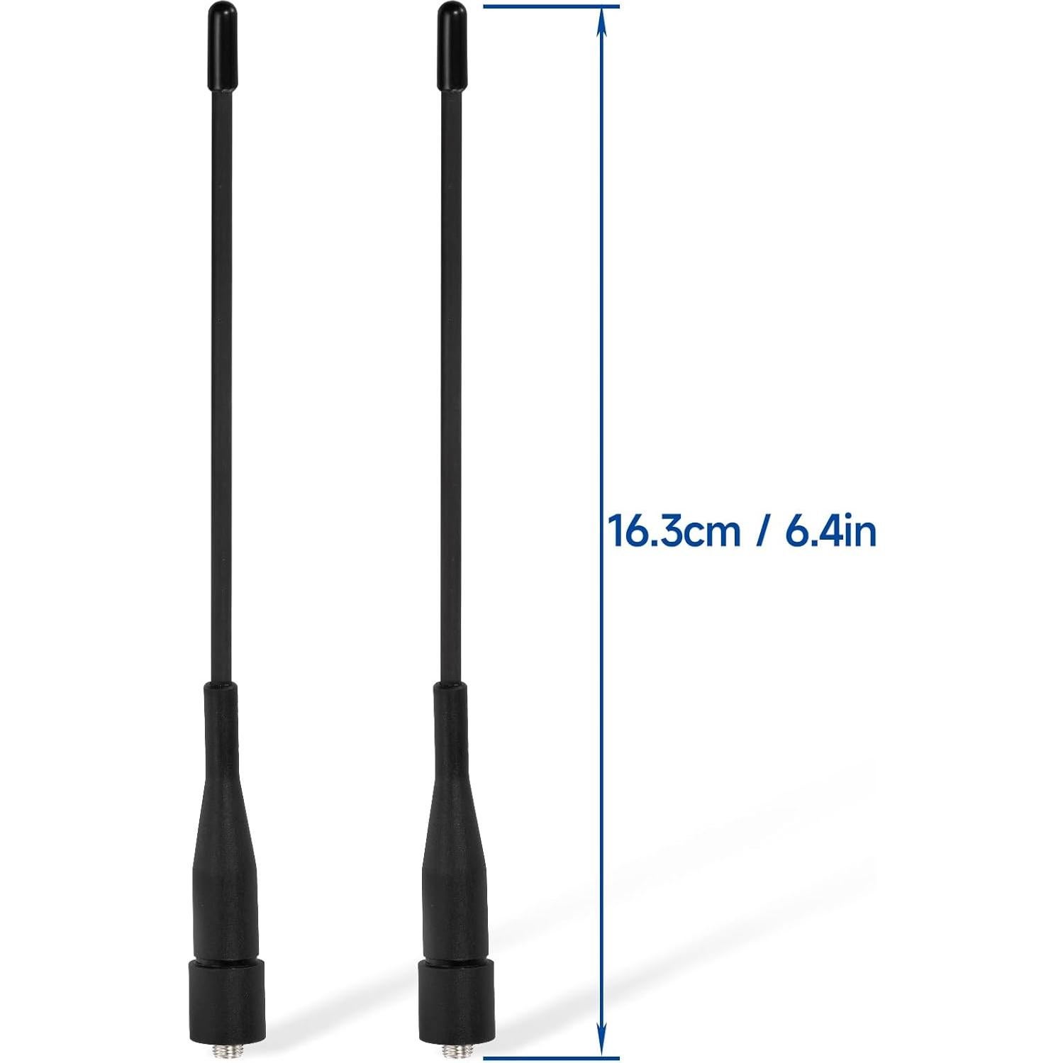 Antena de Radio de Dos Vías Eightwood 15cm SMA Femenina 2-Pack