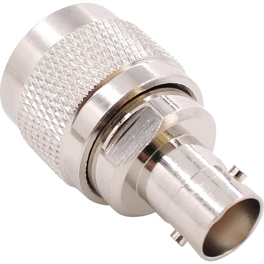 Adaptador BNC hembra a UHF macho 4pcs Exgoofit