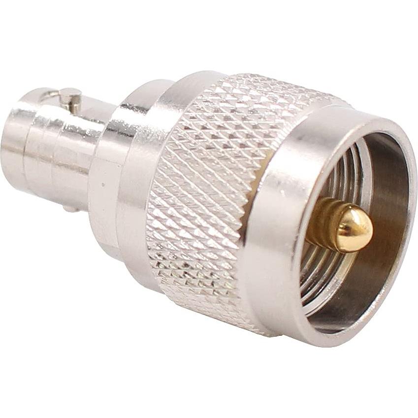 Adaptador BNC hembra a UHF macho 4pcs Exgoofit