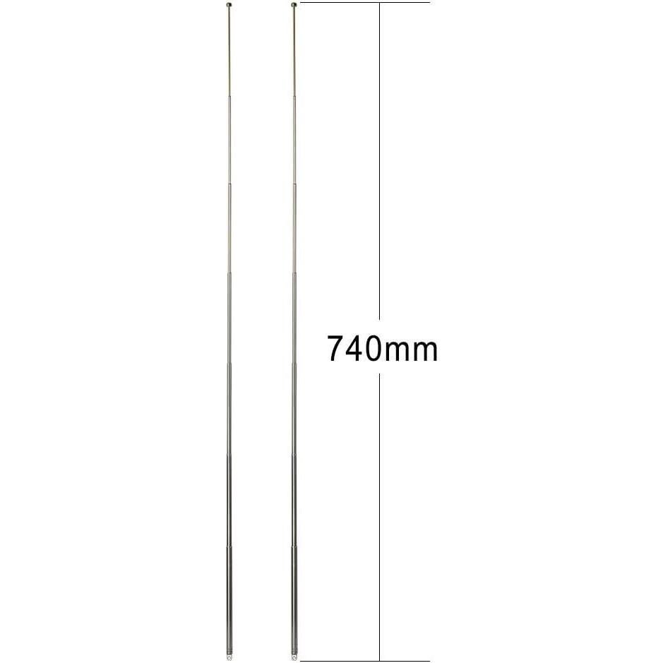 Antena Telescópica Bingfu 74cm AM FM Reemplazo Paquete de 2