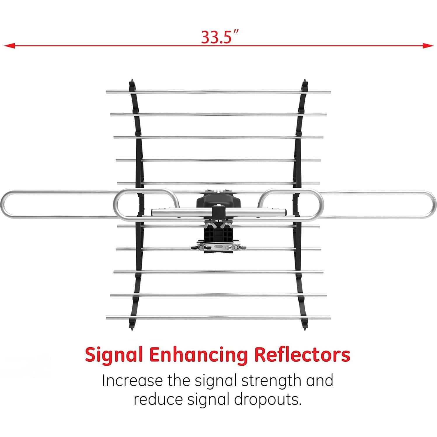 Antena de TV Digital HD CeKay Exterior 200 Millas 4K 1080P