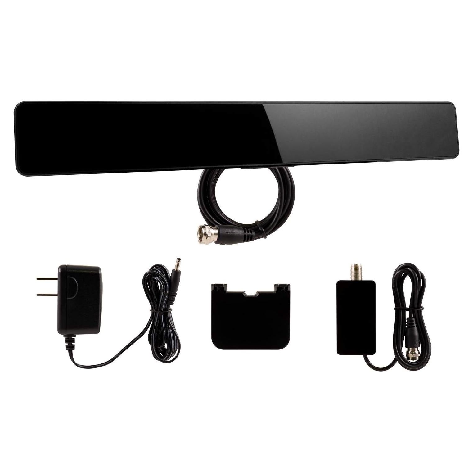 Antena de TV Amplificada UltraPro 47331, Diseño de Barra, 80 km