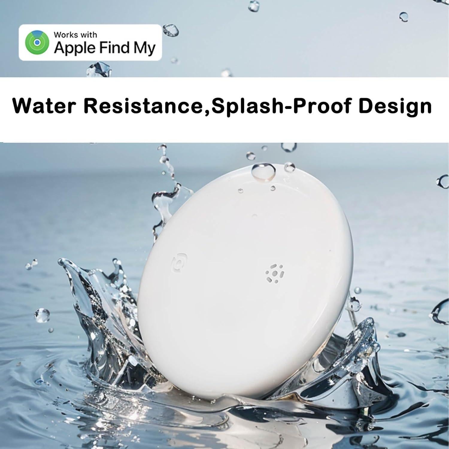 Rastreador Ayehe Bluetooth Compatible con Apple Find My Negro