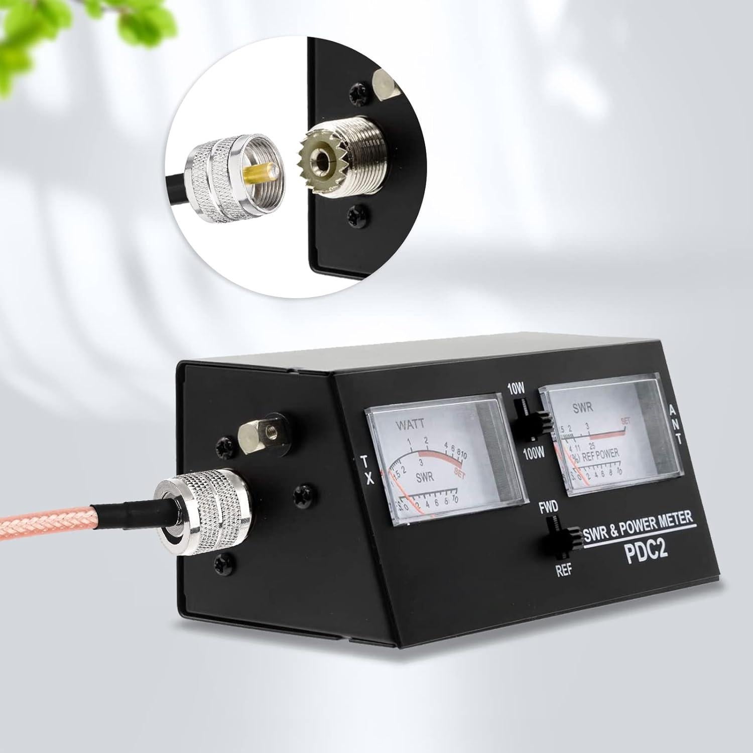 Cable Coaxial Superbat UHF PL-259 100 cm RG142 Alta Potencia