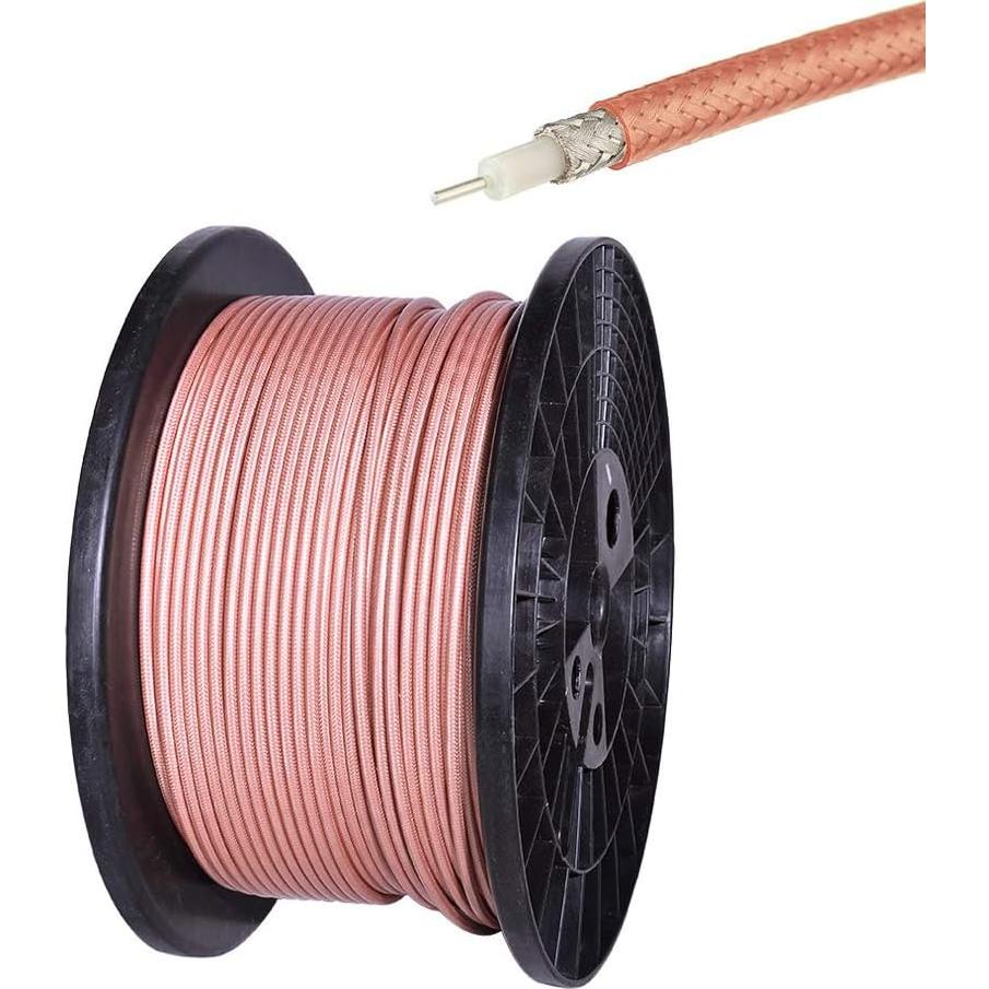 Cable Coaxial Superbat UHF PL-259 100 cm RG142 Alta Potencia