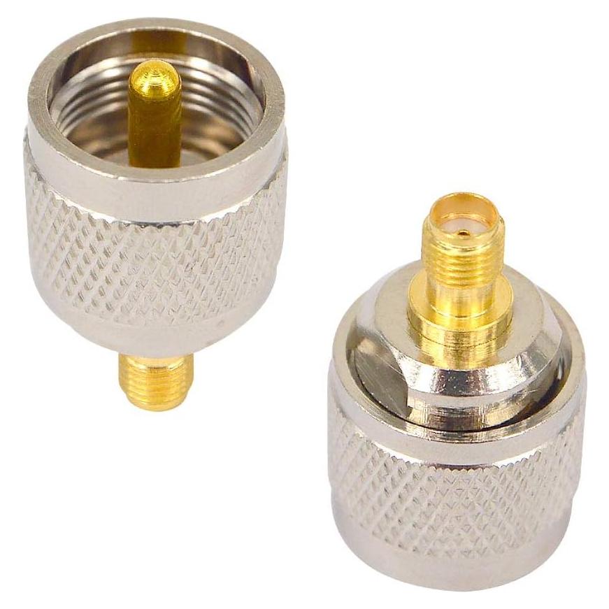 Adaptador UHF macho a SMA hembra Onelinkmore - Paquete de 2