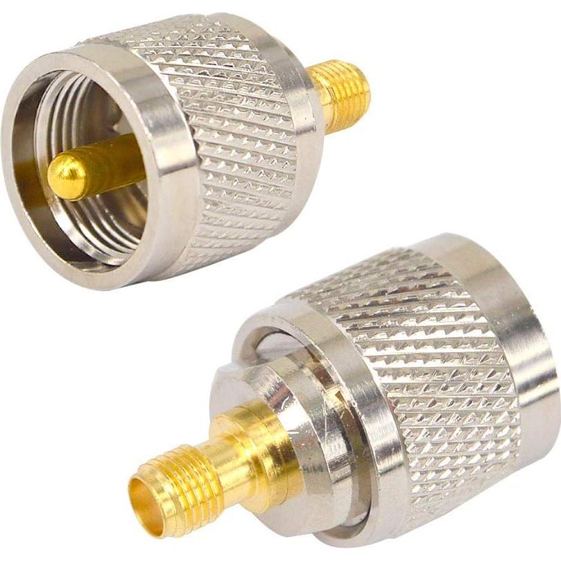 Adaptador UHF macho a SMA hembra Onelinkmore - Paquete de 2