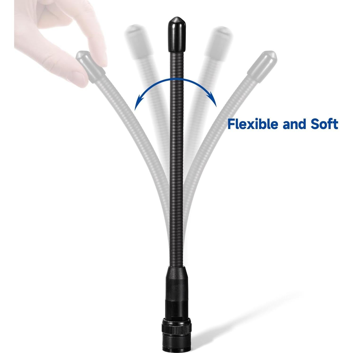 Antena de Mano BNC Eightwood 15.5cm Banda Dual 144/430MHz