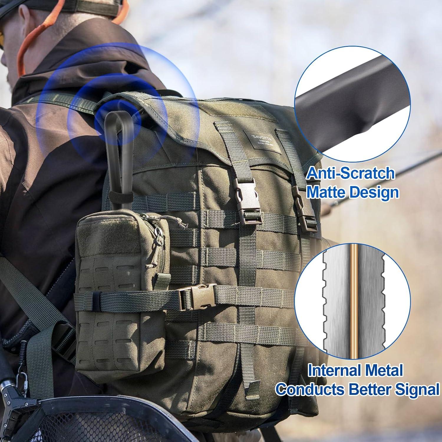 Antena de Radio Ham Plegable Bingfu VHF UHF 136-520MHz 47cm