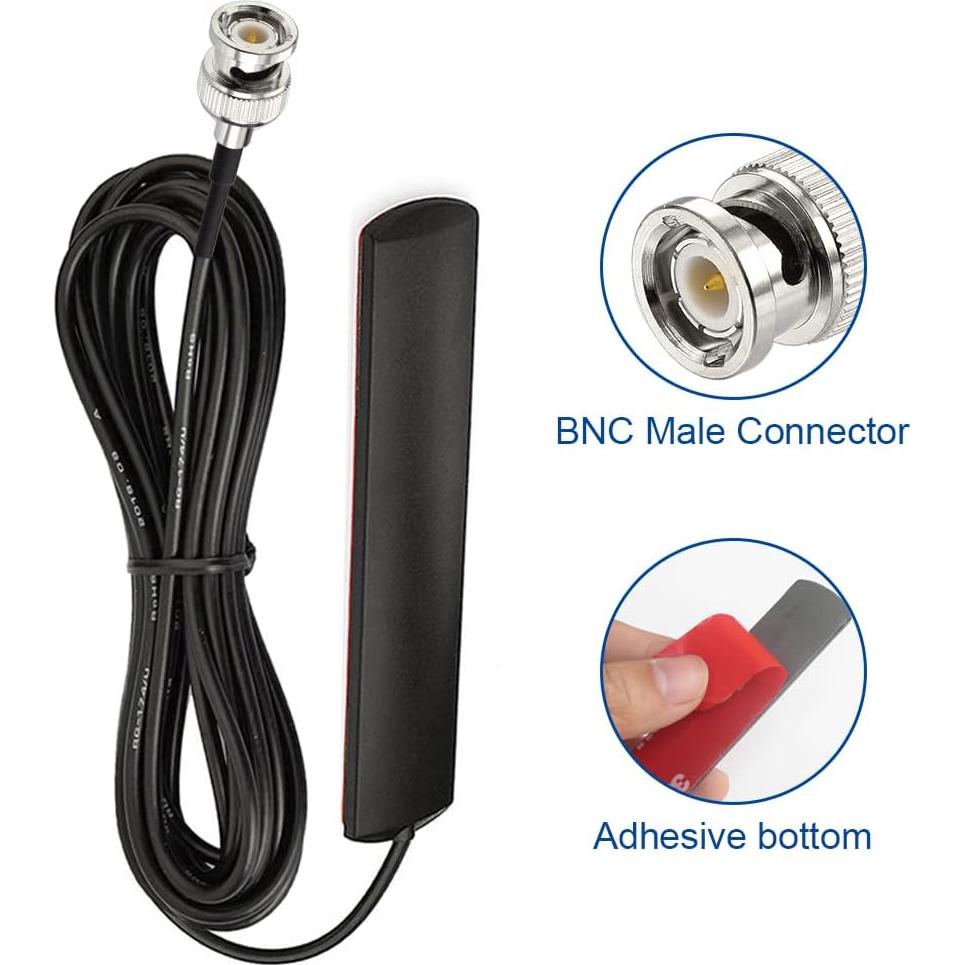 Antena Adhesiva VHF UHF Bingfu para Escáner de Radio 3m