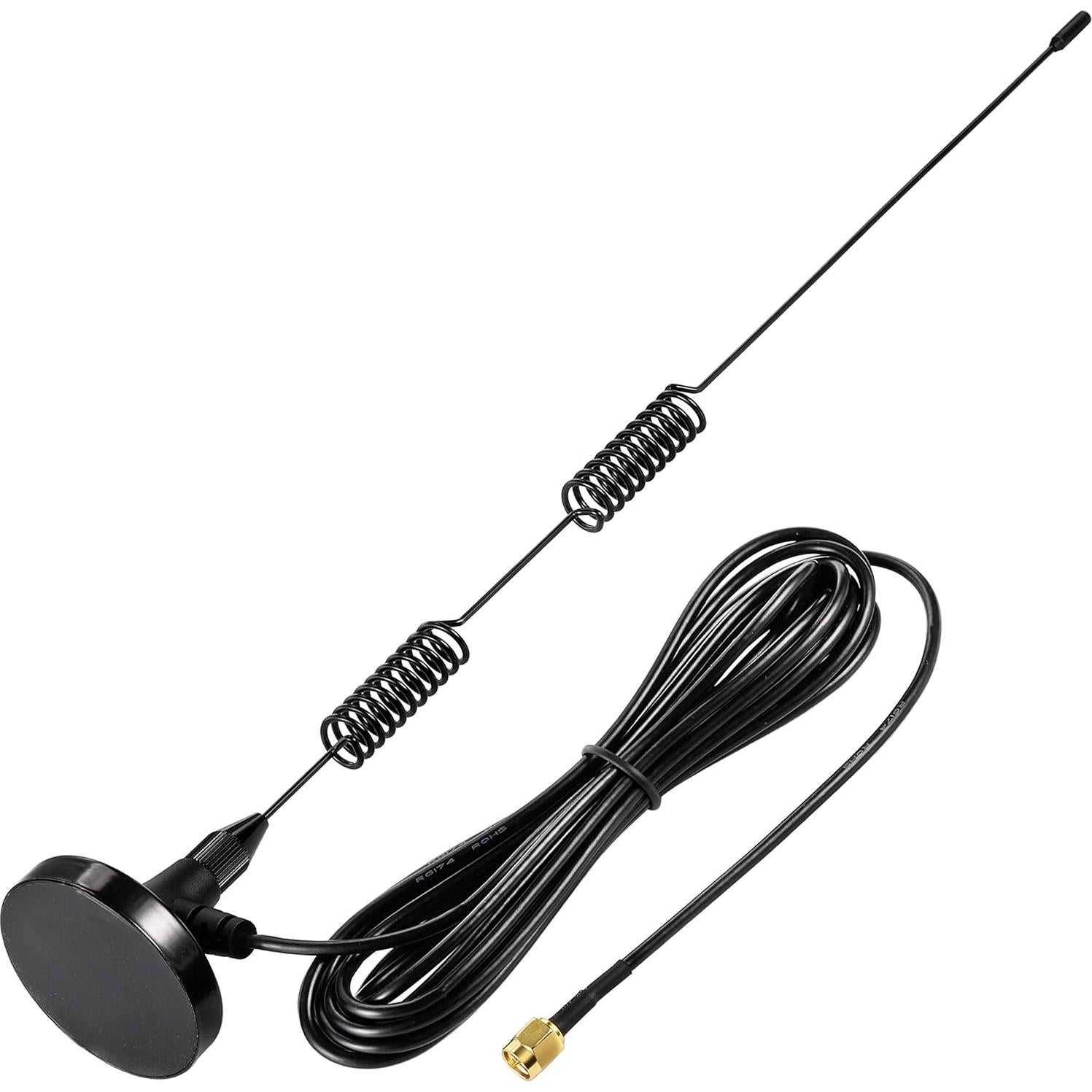 Antena de Banda Dual VHF UHF Bingfu SMA Macho 3m