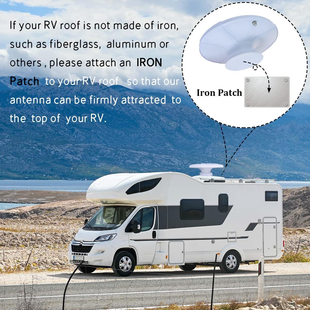 Antena de TV Exterior 360° DTB TECH Base Magnética 4K HD